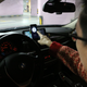 Fu picks up orders on Uber.